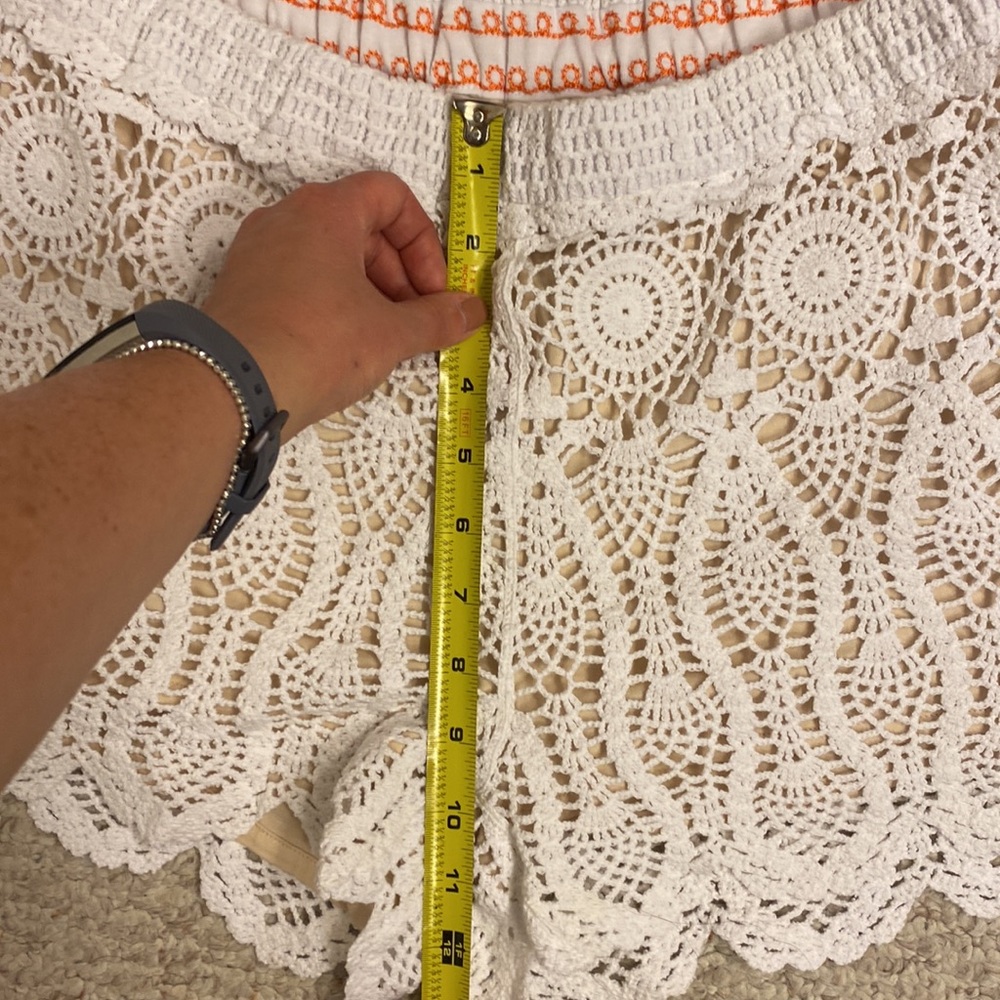 Anthropologie mermaid crochet shorts - Picture 4 of 8